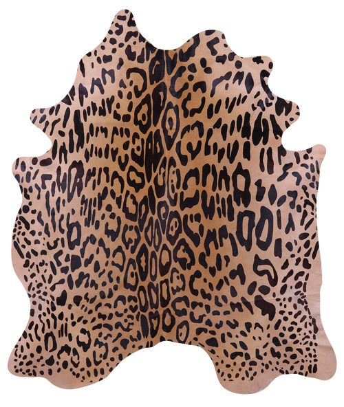 Cheetah Animal Print Natural Cowhide Rug - X-Large 7' 6