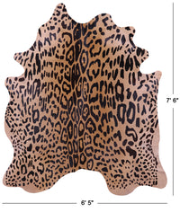 Thumbnail for Cheetah Animal Print Natural Cowhide Rug - X-Large 7' 6