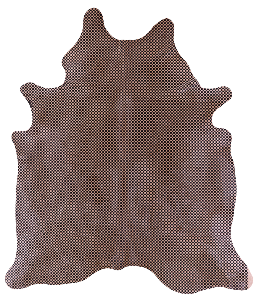 Printed Natural Cowhide Rug - XX-Large 7' 11"H x 6' 9"W