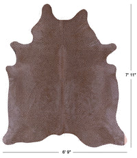 Thumbnail for Printed Natural Cowhide Rug - XX-Large 7' 11