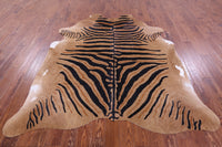Thumbnail for Zebra Animal Print Natural Cowhide Rug - XX-Large 7' 9