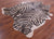 Zebra Animal Print Natural Cowhide Rug - XX-Large 8' 2"H x 6' 7"W