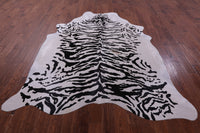 Thumbnail for Tiger Animal Print Natural Cowhide Rug - XX-Large 7' 9