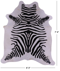 Thumbnail for Animal Print Natural Cowhide Rug - X-Large 7' 4