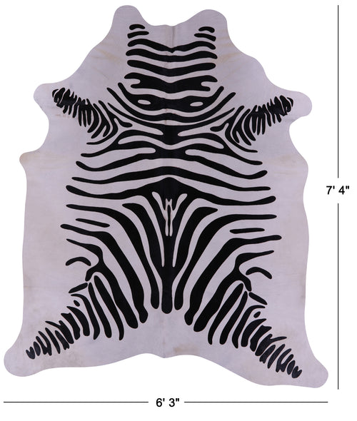 Animal Print Natural Cowhide Rug - X-Large 7' 4