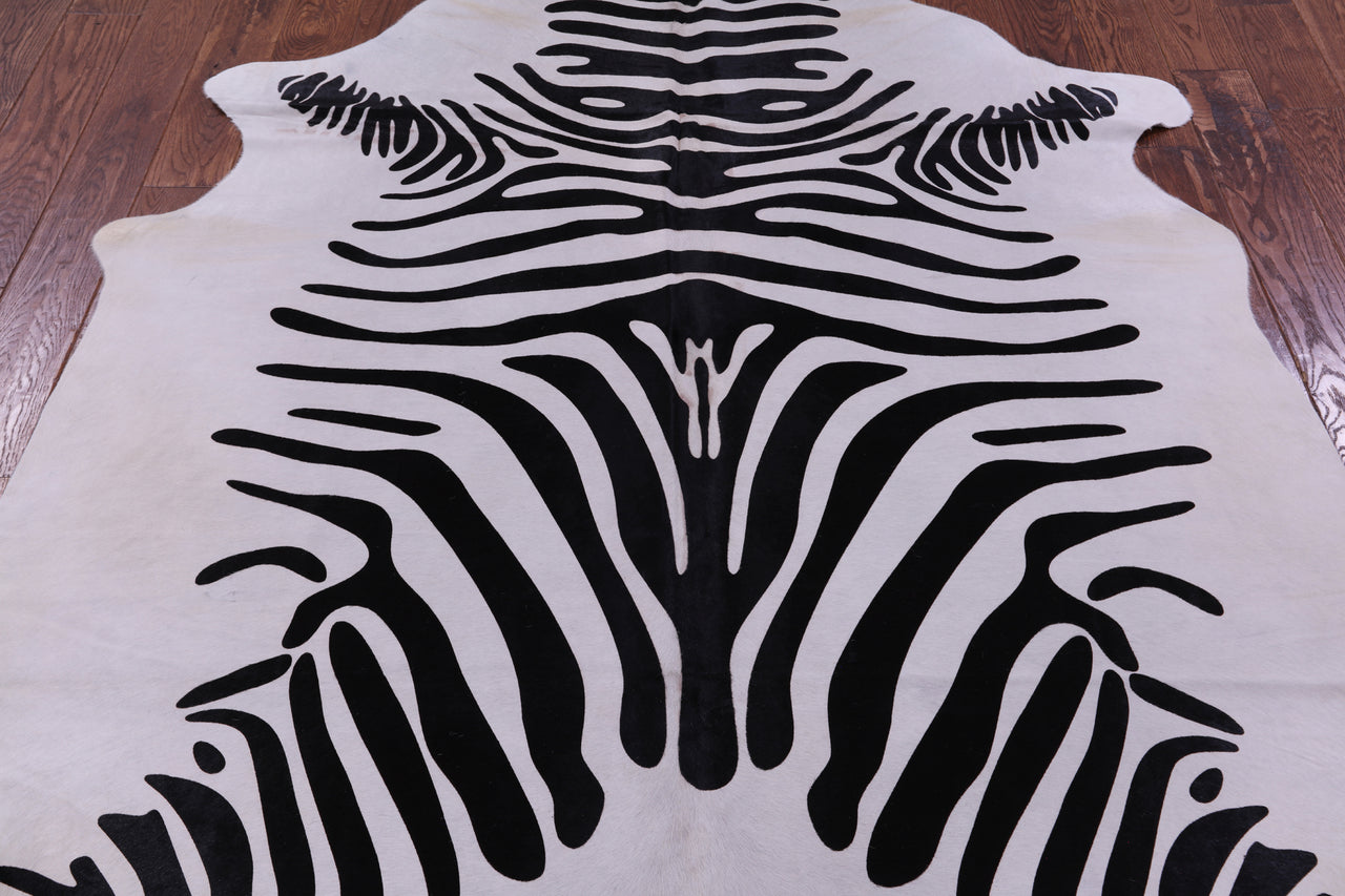Animal Print Natural Cowhide Rug - X-Large 7' 4"H x 6' 3"W