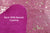 Gold Metallic Natural Pink Dyed Cowhide Rug - X-Large 7' 2"H x 5' 9"W