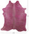 Gold Metallic Natural Pink Dyed Cowhide Rug - X-Large 7' 2"H x 5' 9"W