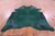 Green Dyed Natural Cowhide Rug - X-Large 7' 3"H x 6' 11"W