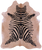 Zebra Animal Print Natural Cowhide Rug - XX-Large 8' 1"H x 6' 10"W