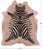 Zebra Animal Print Natural Cowhide Rug - XX-Large 8' 1"H x 6' 10"W
