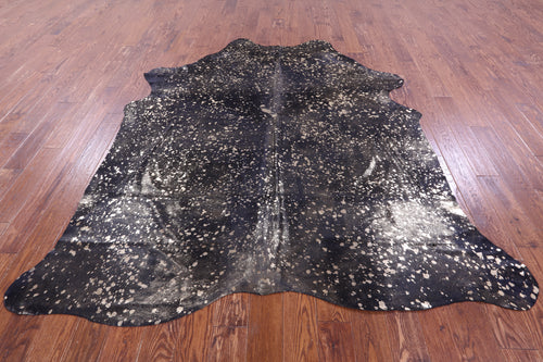 Gold Metallic Natural Cowhide Rug - XX-Large 8' 0