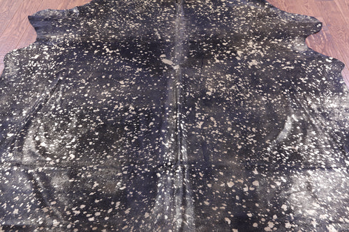 Gold Metallic Natural Cowhide Rug - XX-Large 8' 0
