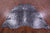 Silver Metallic Natural Cowhide Rug - X-Large 7' 7"H x 6' 8"W