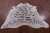 Thumbnail for Tiger Animal Print Natural Cowhide Rug - X-Large 7' 7