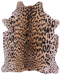 Thumbnail for Cheetah Animal Print Natural Cowhide Rug - X-Large 7' 7