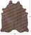 Leopard Animal Print Natural Cowhide Rug - X-Large 7' 5"H x 6' 6"W