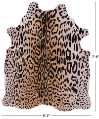 Thumbnail for Cheetah Animal Print Natural Cowhide Rug - X-Large 7' 5