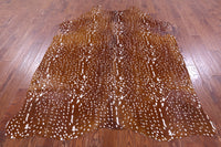 Thumbnail for Gazelle Deer Animal Print Natural Cowhide Rug - XX-Large 7' 9