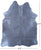Blue Metallic Natural Cowhide Rug - XX-Large 8' 0"H x 6' 4"W