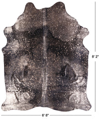 Thumbnail for Gold Metallic Natural Cowhide Rug - XX-Large 8' 2
