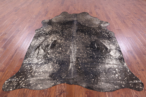 Gold Metallic Natural Cowhide Rug - XX-Large 8' 2