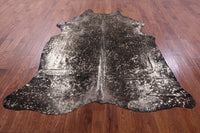 Thumbnail for Gold Metallic Natural Cowhide Rug - XX-Large 7' 8