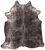 Gold Metallic Natural Cowhide Rug - XX-Large 7' 8"H x 7' 0"W