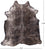 Gold Metallic Natural Cowhide Rug - XX-Large 7' 8"H x 7' 0"W