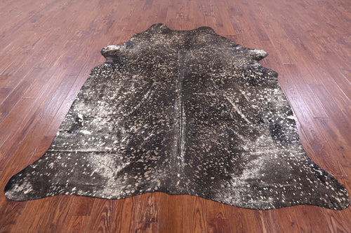 Gold Metallic Natural Cowhide Rug - XX-Large 7' 10