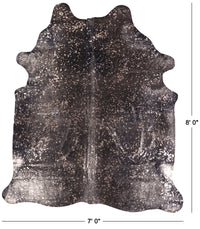 Thumbnail for Gold Metallic Natural Cowhide Rug - XX-Large 8' 0