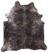 Thumbnail for Gold Metallic Natural Cowhide Rug - XX-Large 8' 0