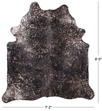 Thumbnail for Gold Metallic Natural Cowhide Rug - XX-Large 8' 0