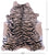 Tiger Animal Print Natural Cowhide Rug - X-Large 7' 4"H x 6' 5"W