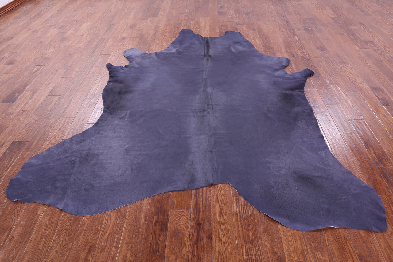 Grey Dyed Natural Cowhide Rug - XX-Large 8' 7"H x 7' 10"W