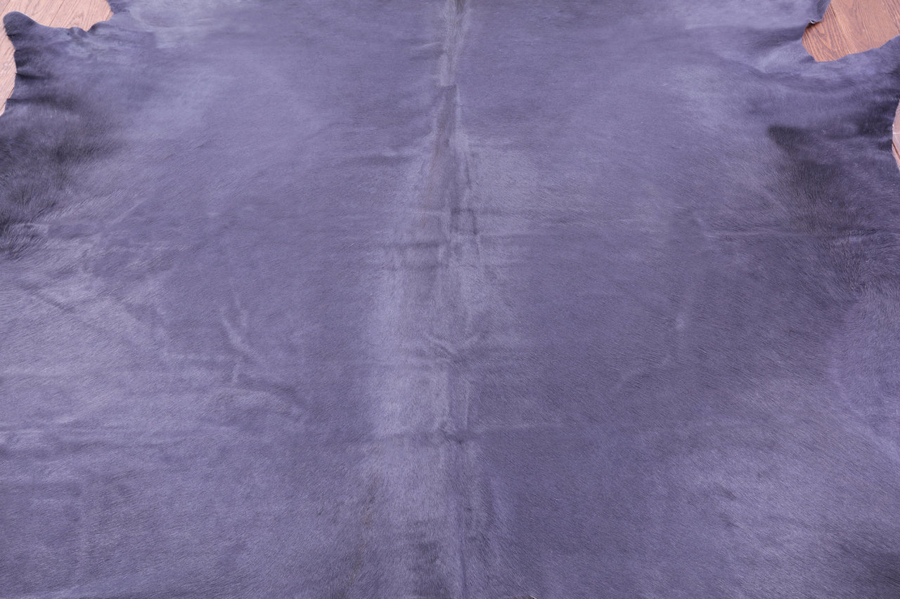 Grey Dyed Natural Cowhide Rug - XX-Large 8' 7"H x 7' 10"W