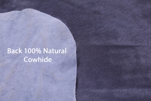 Grey Dyed Natural Cowhide Rug - XX-Large 8' 7