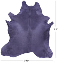 Thumbnail for Grey Dyed Natural Cowhide Rug - XX-Large 8' 7