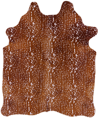 Thumbnail for Gazelle Deer Animal Print Natural Cowhide Rug - X-Large 7' 1