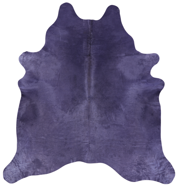 Grey Dyed Natural Cowhide Rug - XX-Large 7' 10"H x 7' 4"W
