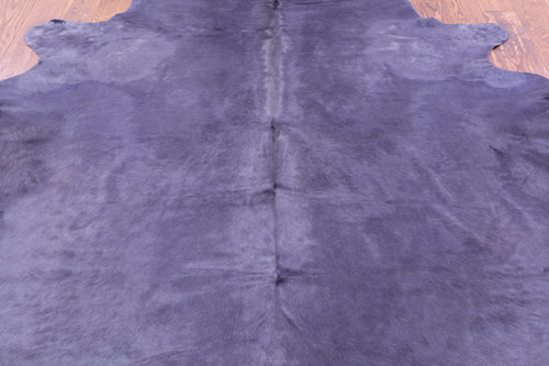 Grey Dyed Natural Cowhide Rug - XX-Large 7' 10