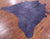 Grey Dyed Natural Cowhide Rug - XX-Large 7' 10"H x 7' 4"W