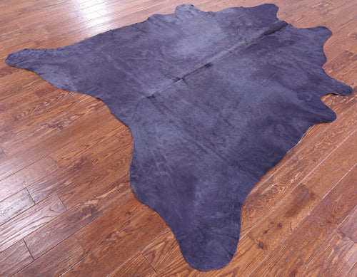 Grey Dyed Natural Cowhide Rug - XX-Large 7' 10