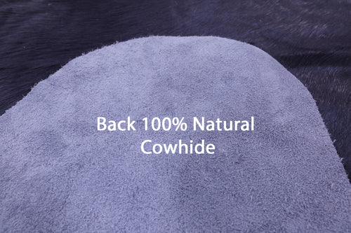 Grey Dyed Natural Cowhide Rug - XX-Large 7' 10