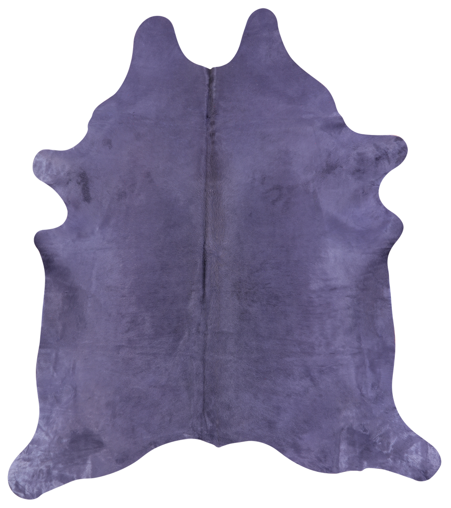 Grey Dyed Natural Cowhide Rug - XX-Large 7' 8"H x 6' 9"W
