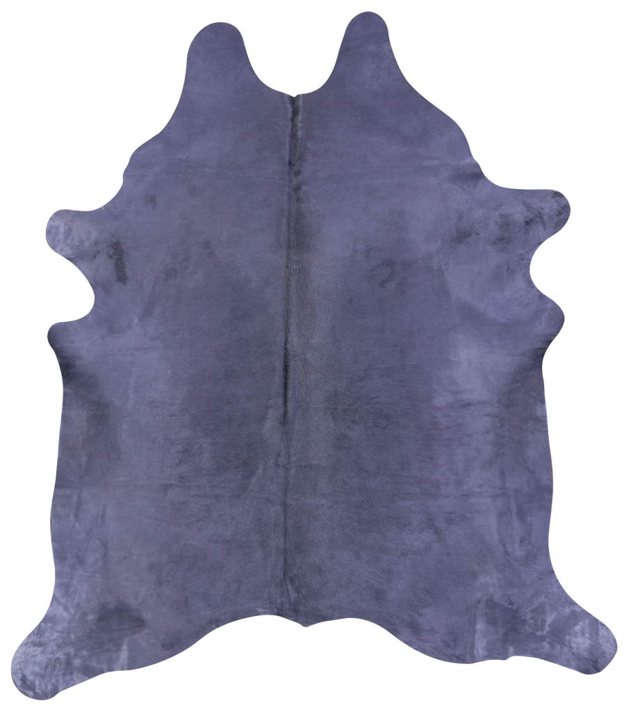 Grey Dyed Natural Cowhide Rug - XX-Large 7' 8"H x 6' 9"W