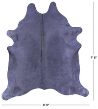 Thumbnail for Grey Dyed Natural Cowhide Rug - XX-Large 7' 8