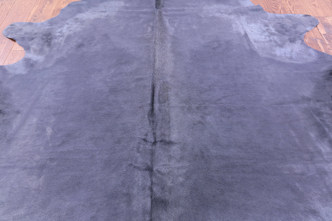 Grey Dyed Natural Cowhide Rug - XX-Large 7' 8"H x 6' 9"W