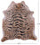 Tiger Animal Print Natural Cowhide Rug - X-Large 7' 0"H x 6' 3"W