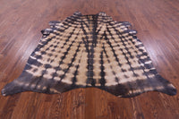 Thumbnail for Brown Dyed Natural Cowhide Rug - X-Large 7' 7